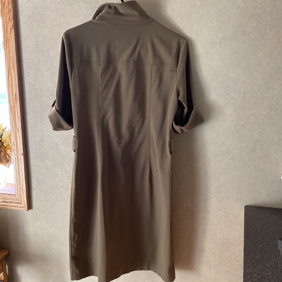 Hunter navy green shirt dress - Picture 6 of 7